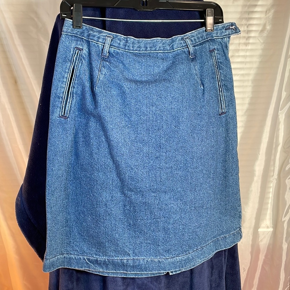 Vintage Dockers Jean Skirt Size 14
